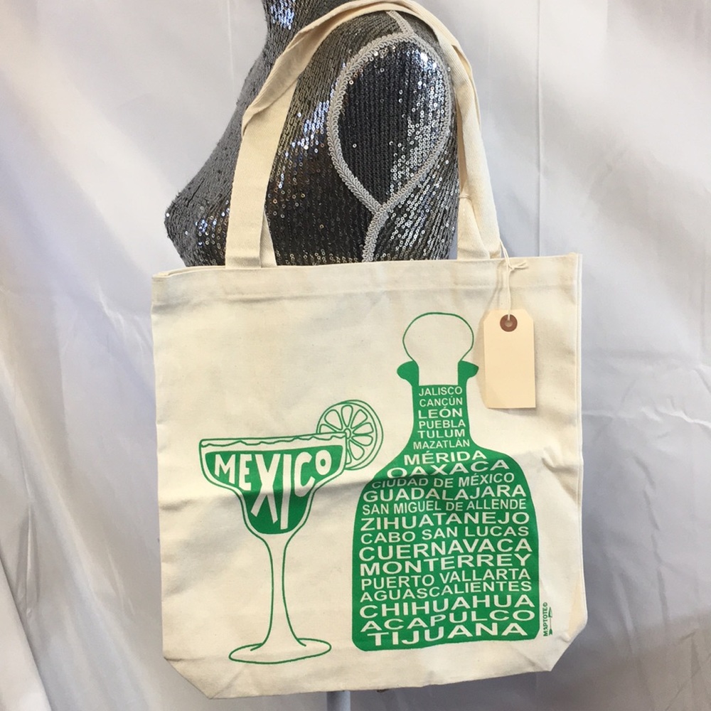New Maptote tote bag Mexico margarita green - Picture 2 of 7